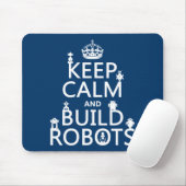 Behalten Sie ruhige und Gestalt-Roboter (in Mousepad (Mit Mouse)