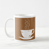 Behalten Sie ruhige und Kaffeetasse (Links)