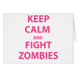 Behalten Sie ruhige und Kampf-Zombies