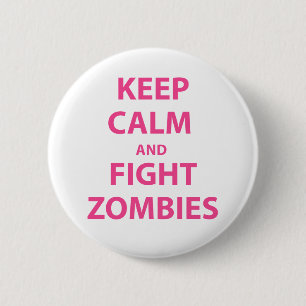 Behalten Sie ruhige und Kampf-Zombies Button