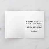 Behalten Sie ruhige und Karte (Innenseite)