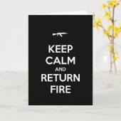 Behalten Sie ruhige und Karte (Gelbe Blume)