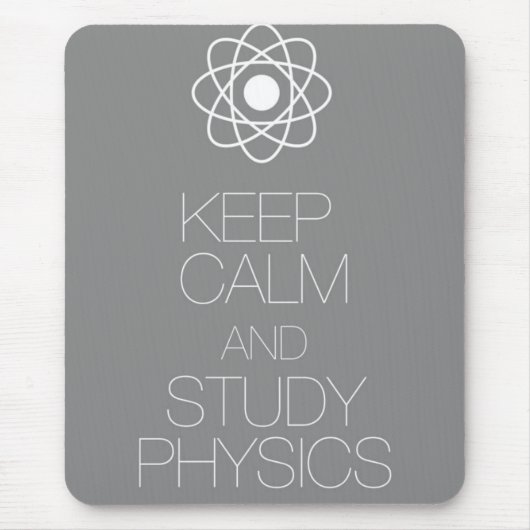 Behalten Sie ruhige und Studien-Physik Mousepad (Vorne)