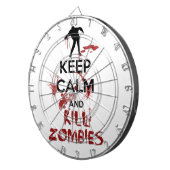 Behalten Sie ruhige und Tötungs-Zombies Dartscheibe (Vorderseite rechts)