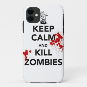 behalten Sie ruhige und Tötungszombies Case-Mate iPhone Hülle