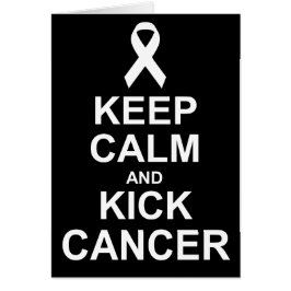 Behalten Sie ruhige und Tritt-Krebskarte