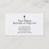 Behalten Sie ruhige und Visitenkarte (Rückseite)