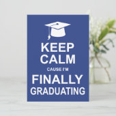 Behalten Sie ruhige Ursache, die ich abschloss Einladung (Stehend Vorderseite)