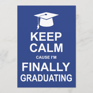 Behalten Sie ruhige Ursache, die ich abschloss Einladung