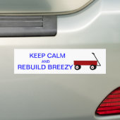 BEHALTEN SIE RUHIGEN BREEZY AUTOAUFKLEBER (Auf Auto)