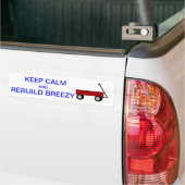 BEHALTEN SIE RUHIGEN BREEZY AUTOAUFKLEBER (Auf Lkw)