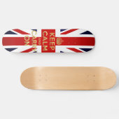 Behalten Sie ruhigen britischen Skateboard (Horizontal)