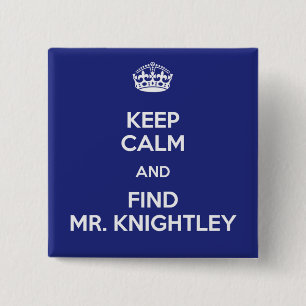 Behalten Sie ruhigen Entdeckungs-Herrn Knightley Button