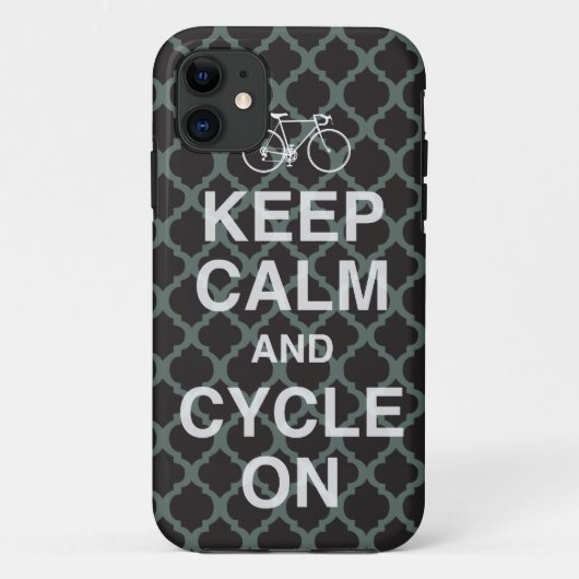 Behalten Sie ruhigen Fahrrad iPhone 5 Fall Case-Mate iPhone Hülle (Rückseite)