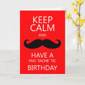 Behalten Sie ruhigen Karte (Gelbe Blume)