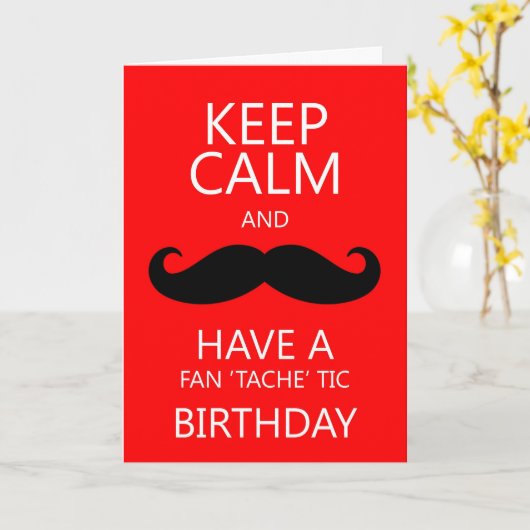 Behalten Sie ruhigen Karte (Gelbe Blume)