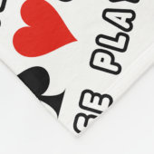 Behalten Sie ruhigen Karten-Anzugs-Spaß des Fleecedecke (Ecke)