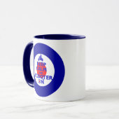 Behalten Sie ruhigen Roller auf Modziel Tasse (Vorderseite Links)
