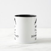 Behalten Sie ruhigen und abwärts Hund Tasse (Zentrum)