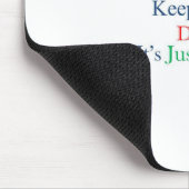 Behalten Sie ruhigen Vater Mousepad (Ecke)