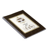 Behalten Sie ruhiger u. Getränk-Kaffee - Notizblock (Rechte Seite)