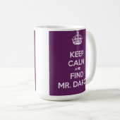Behalten Sie ruhiger und Entdeckungs-Herr Darcy Kaffeetasse (VorderseiteRechts)