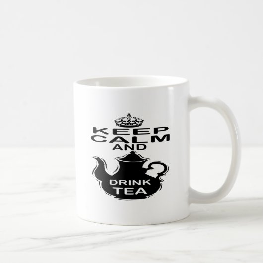 Behalten Sie ruhiger und Getränk-Tee Kaffeetasse (Rechts)
