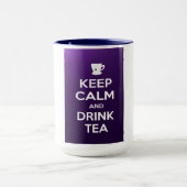 Behalten Sie ruhiger und Getränktee Tasse (Zentrum)