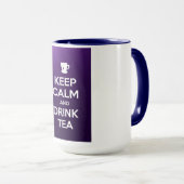 Behalten Sie ruhiger und Getränktee Tasse (VorderseiteRechts)