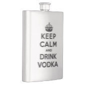 Behalten Sie ruhiger und Getränkwodka Flachmann (Rechts)