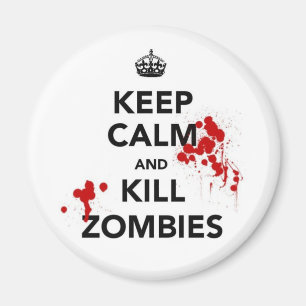 behalten Sie ruhiger und Tötungszombiemagnet Magnet