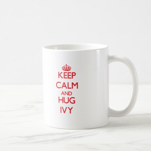 Behalten Sie ruhiger und Umarmungs-Efeu Kaffeetasse (Rechts)