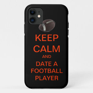 BEHALTEN Sie RUHIGES Datum ein Fußball-Spieler-Mod Case-Mate iPhone Hülle
