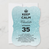 Behalten Sie ruhiges Einladung (Vorderseite)