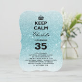 Behalten Sie ruhiges Einladung (Stehend Vorderseite)