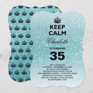 Behalten Sie ruhiges Einladung