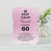 Behalten Sie ruhiges Einladung (Stehend Vorderseite)