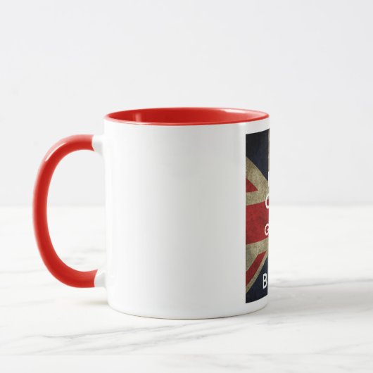 Behalten Sie ruhiges Gibraltar ist britische Tasse (Links)