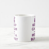Behalten Sie ruhiges Haustier eine Häschen-Tasse Kaffeetasse (Mittel)