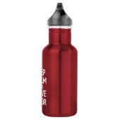 Behalten Sie ruhiges islamisches Edelstahlflasche (Rechts)