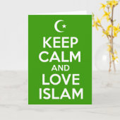 Behalten Sie ruhiges islamisches Karte (Gelbe Blume)