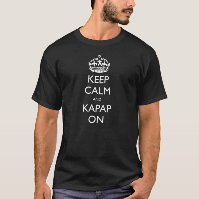 Behalten Sie ruhiges KAPAP (Stern-Version) T-Shirt (Vorderseite)