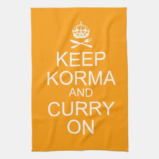 Behalten Sie ruhiges Korma-Curry-Küchen-Tuch Handtuch (Vertikal)