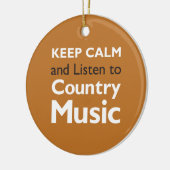 Behalten Sie ruhiges Land Keramikornament (Links)