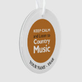 Behalten Sie ruhiges Land Ornament (Vorderseite)