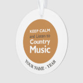 Behalten Sie ruhiges Land Ornament (Vorderseite)