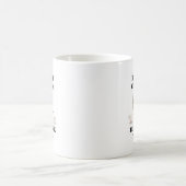 behalten Sie ruhiges und Getränkteekätzchen Kaffeetasse (Mittel)