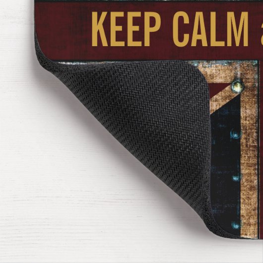 behalten Sie ruhiges und Neustart mousepad (Ecke)