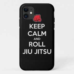 behalten Sie ruhiges und Rollenjiu jitsu iPhone 11 Hülle