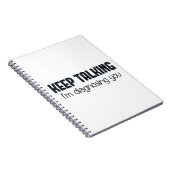 Behalten Sie sprechend mich bestimmen Sie Notizblock (Rechte Seite)